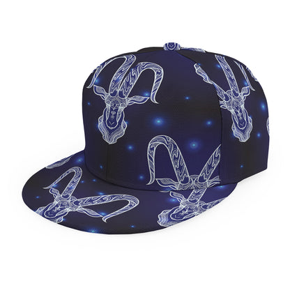 Astrology Capricorn Sign Print Snapback Cap