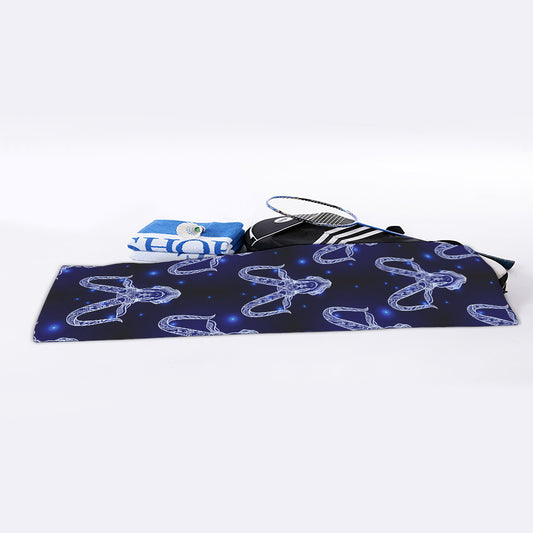 Astrology Capricorn Sign Print Sports Towel