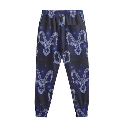 Astrology Capricorn Sign Print Sweatpants