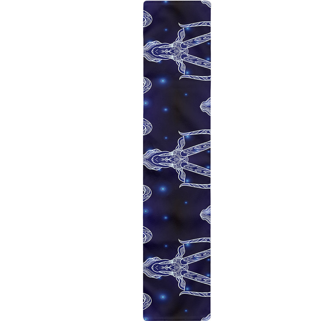 Astrology Capricorn Sign Print Table Runner