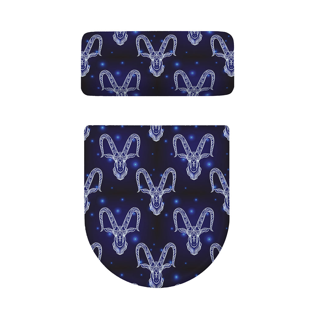 Astrology Capricorn Sign Print Toilet Lid And Tank Cover Set