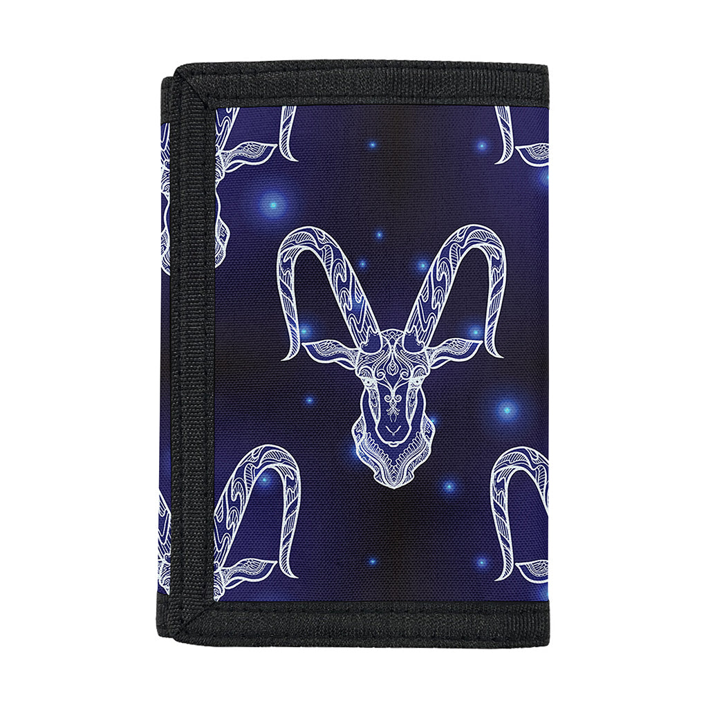 Astrology Capricorn Sign Print Trifold Wallet