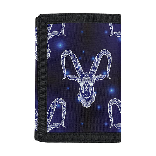Astrology Capricorn Sign Print Trifold Wallet