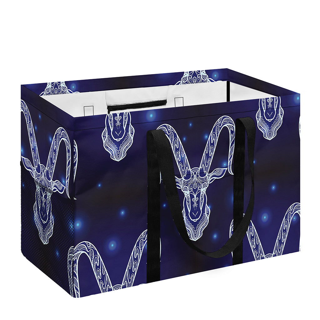 Astrology Capricorn Sign Print Utility Tote Bag