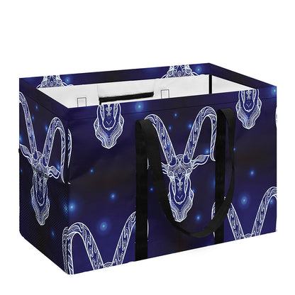 Astrology Capricorn Sign Print Utility Tote Bag