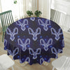 Astrology Capricorn Sign Print Waterproof Round Tablecloth