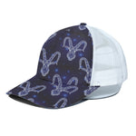 Astrology Capricorn Sign Print White Mesh Trucker Cap