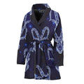 Astrology Capricorn Sign Print Women's Bathrobe