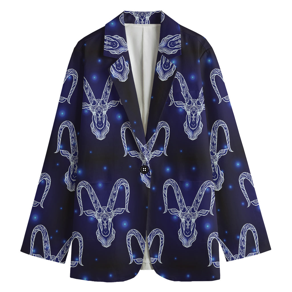 Astrology Capricorn Sign Print Women's Blazer