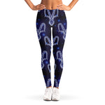 Astrology Capricorn Sign Print Women's Leggings