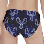 Astrology Capricorn Sign Print Women's Panties