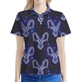Astrology Capricorn Sign Print Women's Polo Shirt