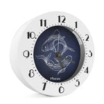 Astrology Pisces Sign Print Alarm Clock