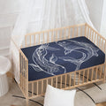 Astrology Pisces Sign Print Baby Crib Sheet