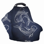 Astrology Pisces Sign Print Baby Seat Cover
