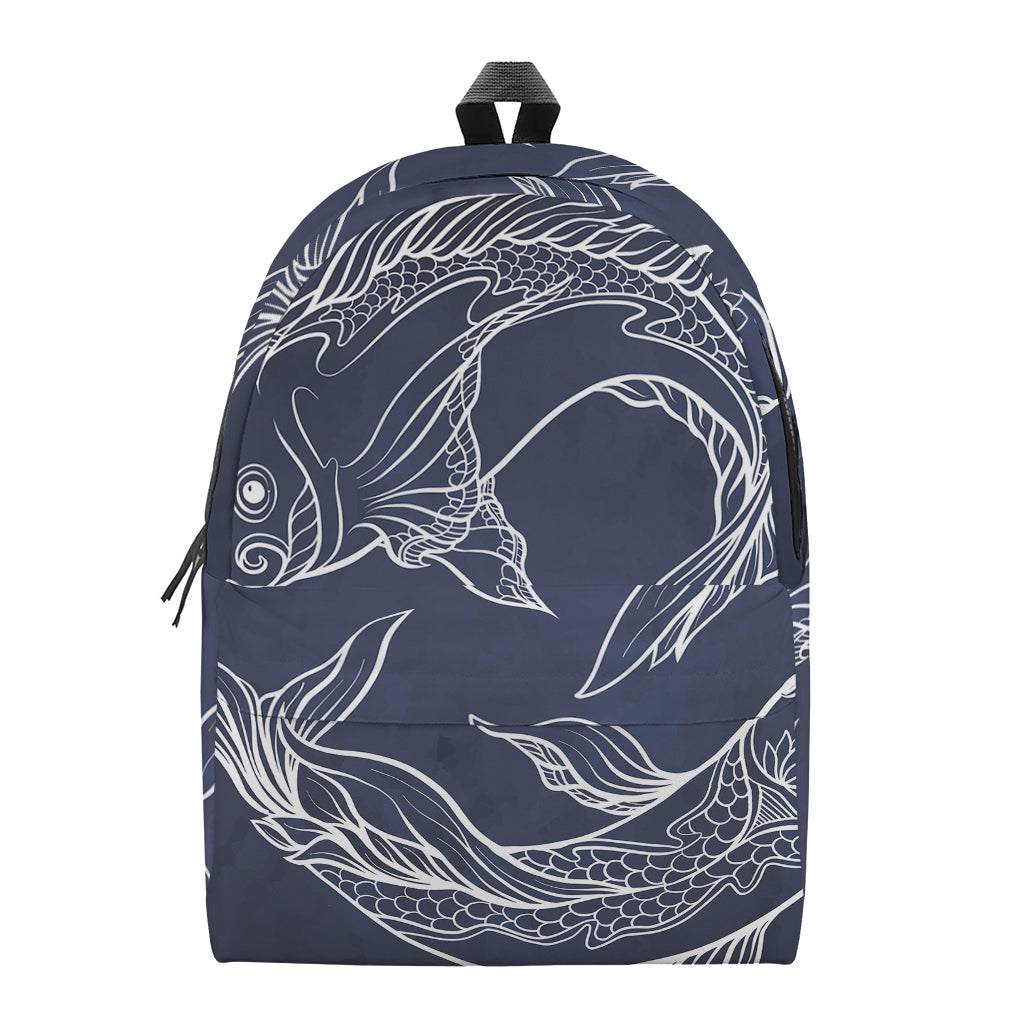 Astrology Pisces Sign Print Backpack