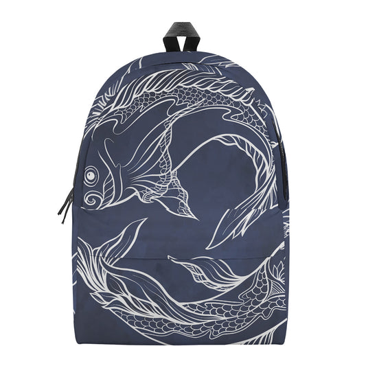 Astrology Pisces Sign Print Backpack