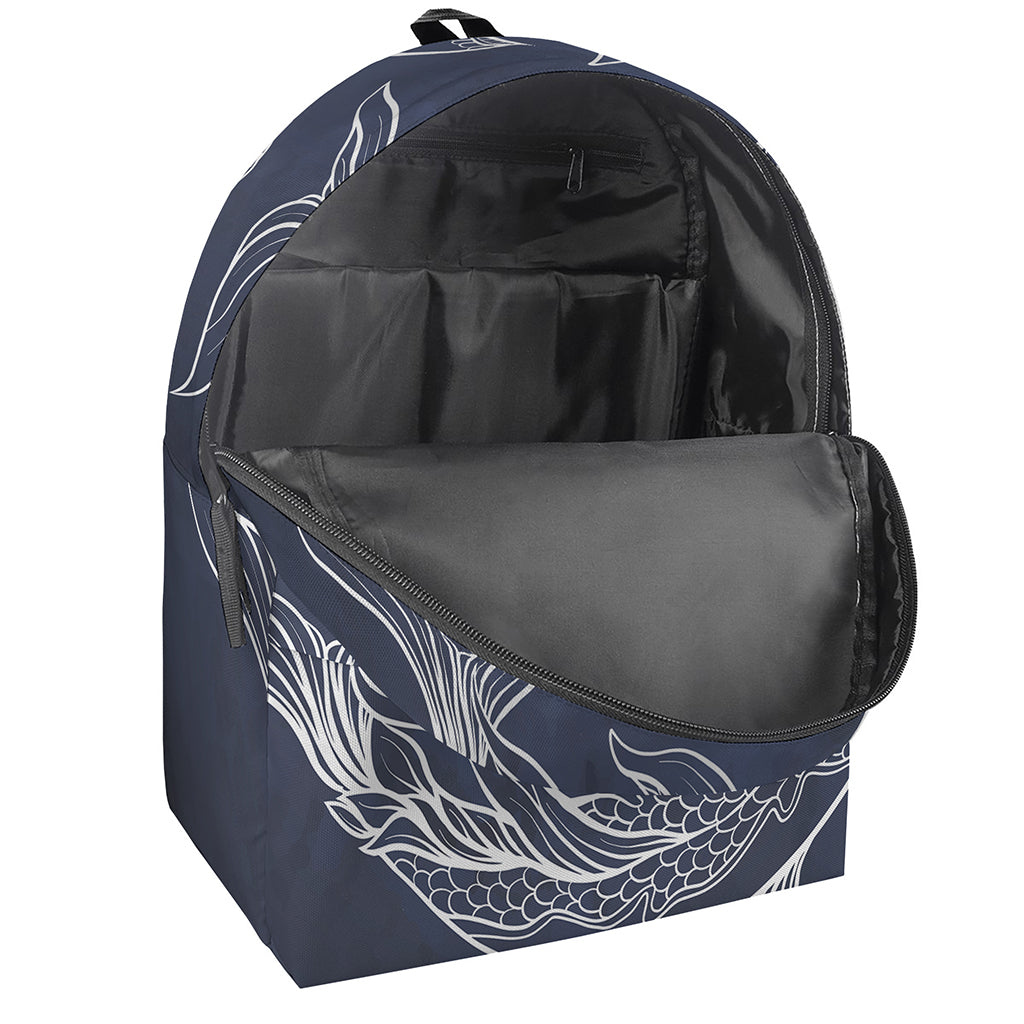 Astrology Pisces Sign Print Backpack