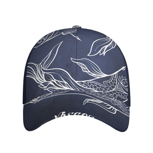 Astrology Pisces Sign Print Baseball Cap