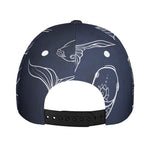 Astrology Pisces Sign Print Baseball Cap