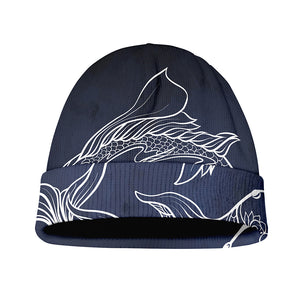 Astrology Pisces Sign Print Beanie