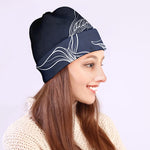 Astrology Pisces Sign Print Beanie