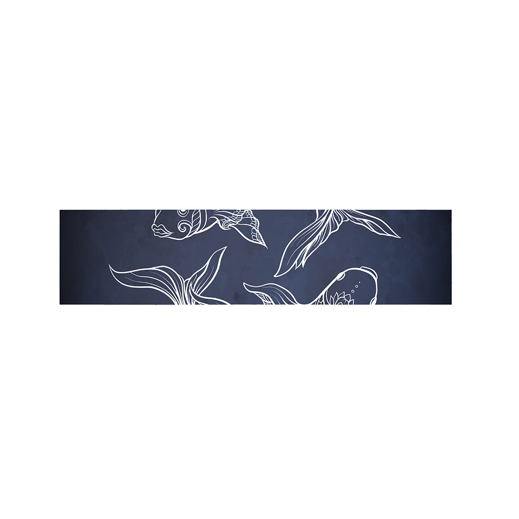 Astrology Pisces Sign Print Bed Runner