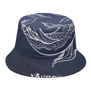 Astrology Pisces Sign Print Bucket Hat