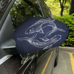 Astrology Pisces Sign Print Car Side Mirror Covers