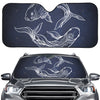 Astrology Pisces Sign Print Car Windshield Sun Shade