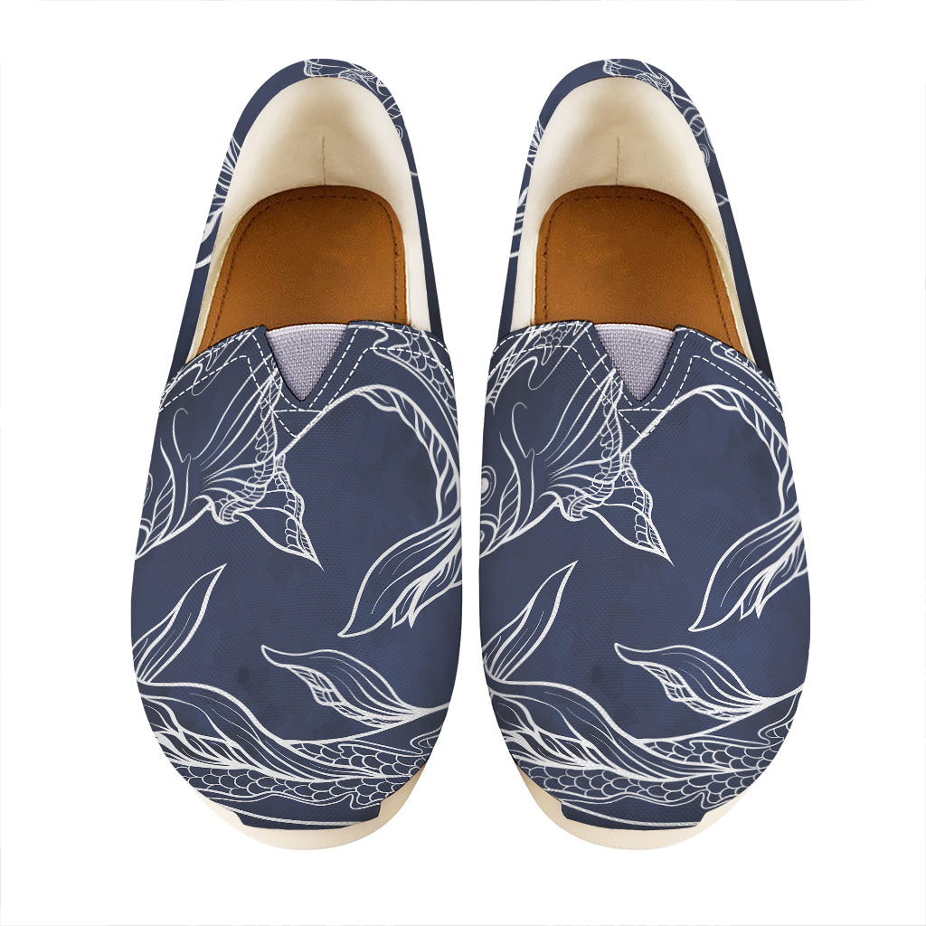 Astrology Pisces Sign Print Casual Shoes