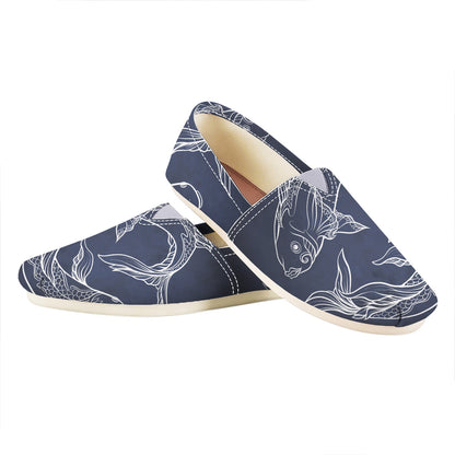 Astrology Pisces Sign Print Casual Shoes