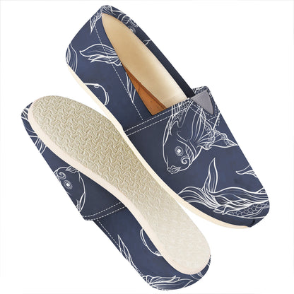 Astrology Pisces Sign Print Casual Shoes