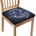 Astrology Pisces Sign Print Chair Cushion Cover