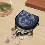 Astrology Pisces Sign Print Coin Purse