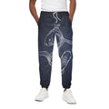 Astrology Pisces Sign Print Cotton Sweatpants