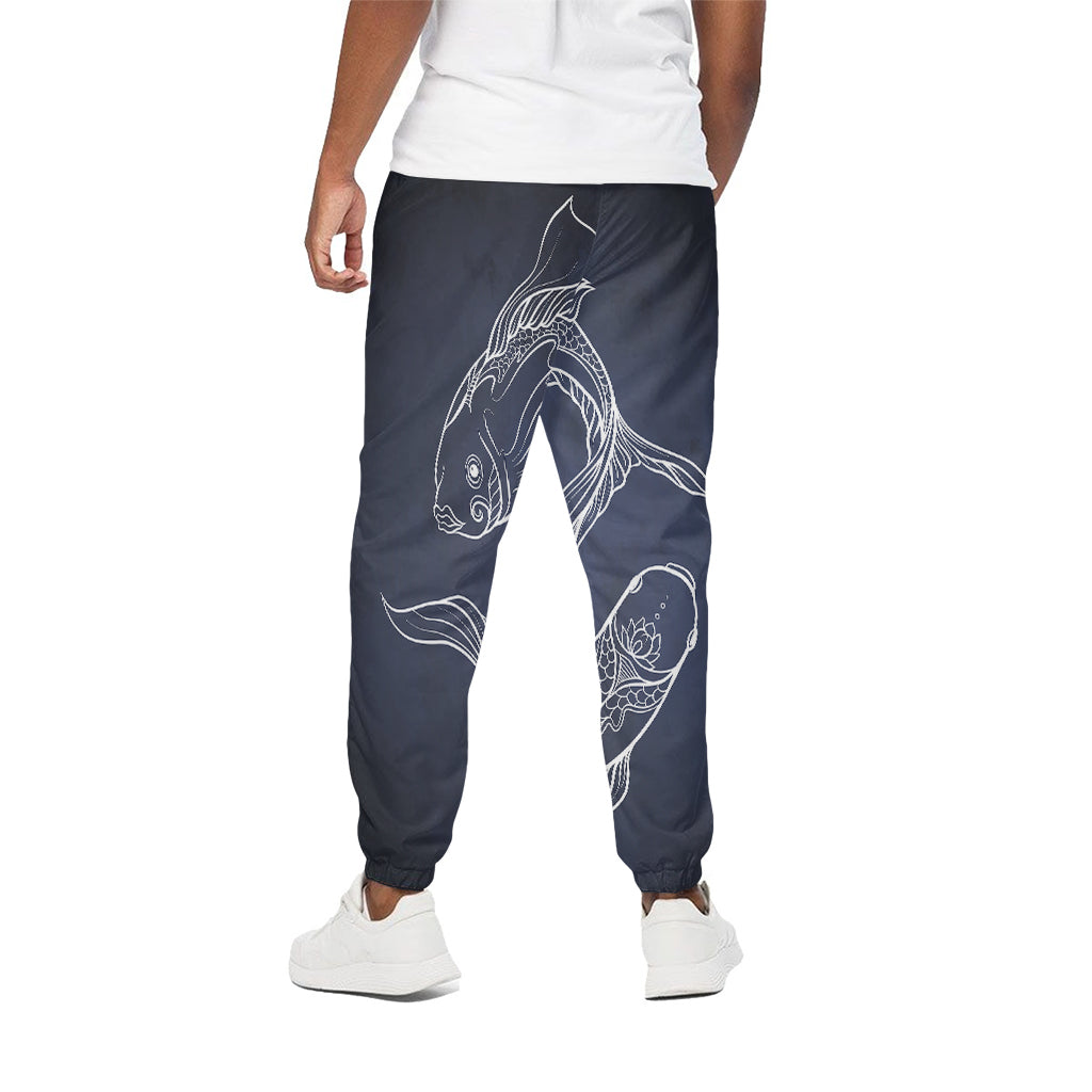 Astrology Pisces Sign Print Cotton Pants