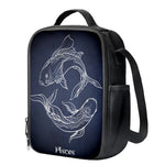 Astrology Pisces Sign Print Crossbody Lunch Bag