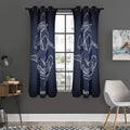 Astrology Pisces Sign Print Grommet Curtain Panels