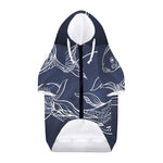 Astrology Pisces Sign Print Dog Zip Up Hoodie