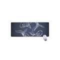 Astrology Pisces Sign Print Extended Mouse Pad