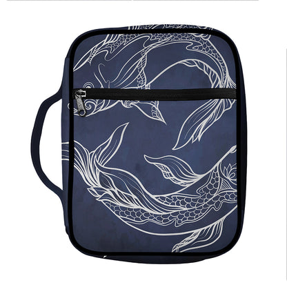 Astrology Pisces Sign Print Front Pocket Bible Bag