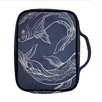 Astrology Pisces Sign Print Front Pocket Bible Bag