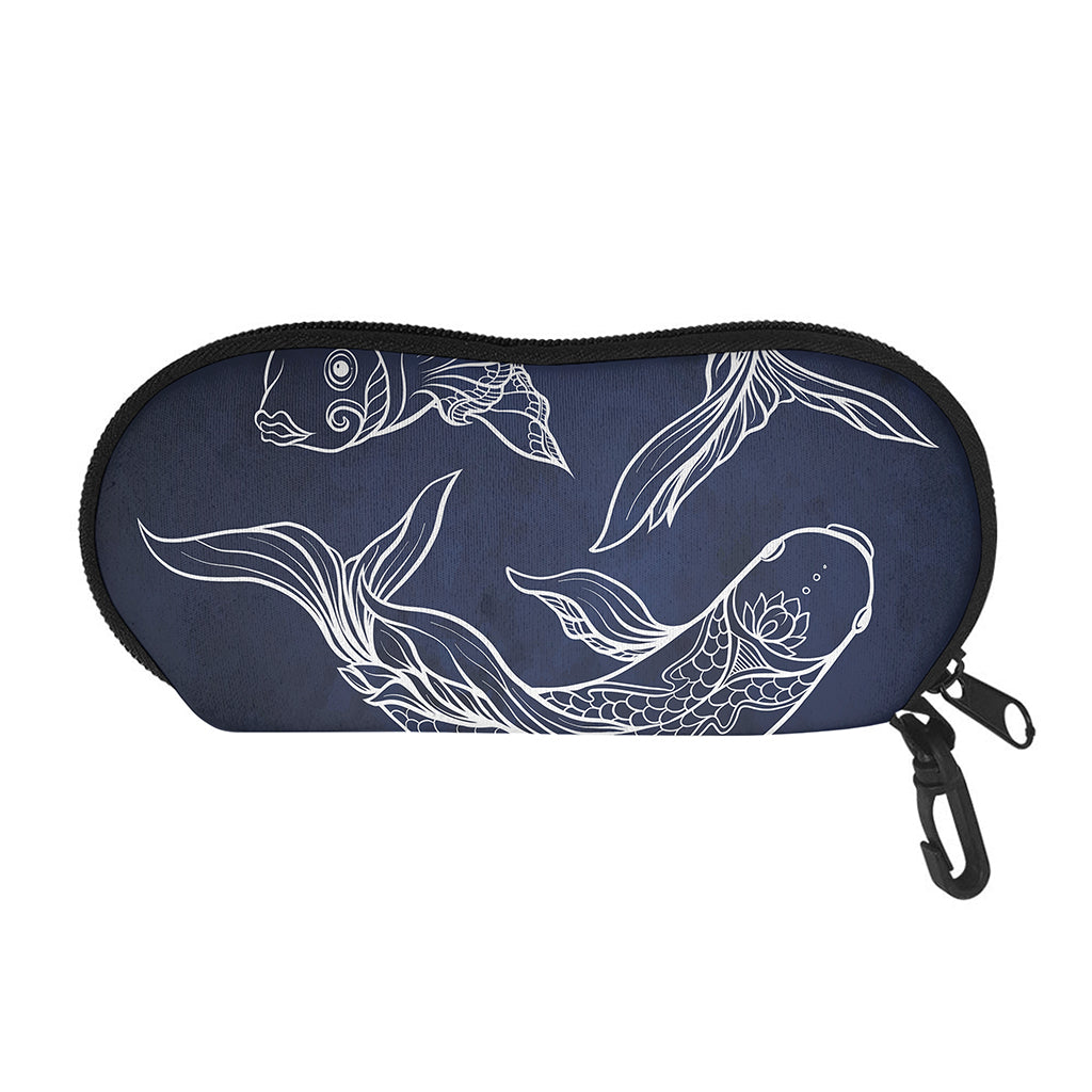 Astrology Pisces Sign Print Glasses Case