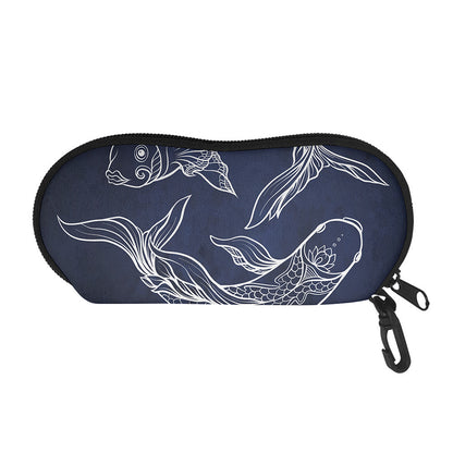 Astrology Pisces Sign Print Glasses Case