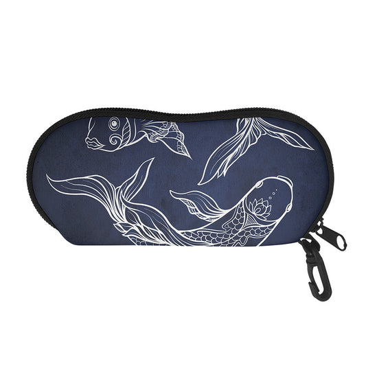 Astrology Pisces Sign Print Glasses Case