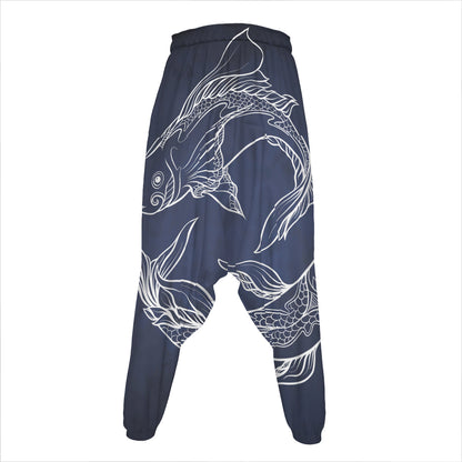 Astrology Pisces Sign Print Hammer Pants