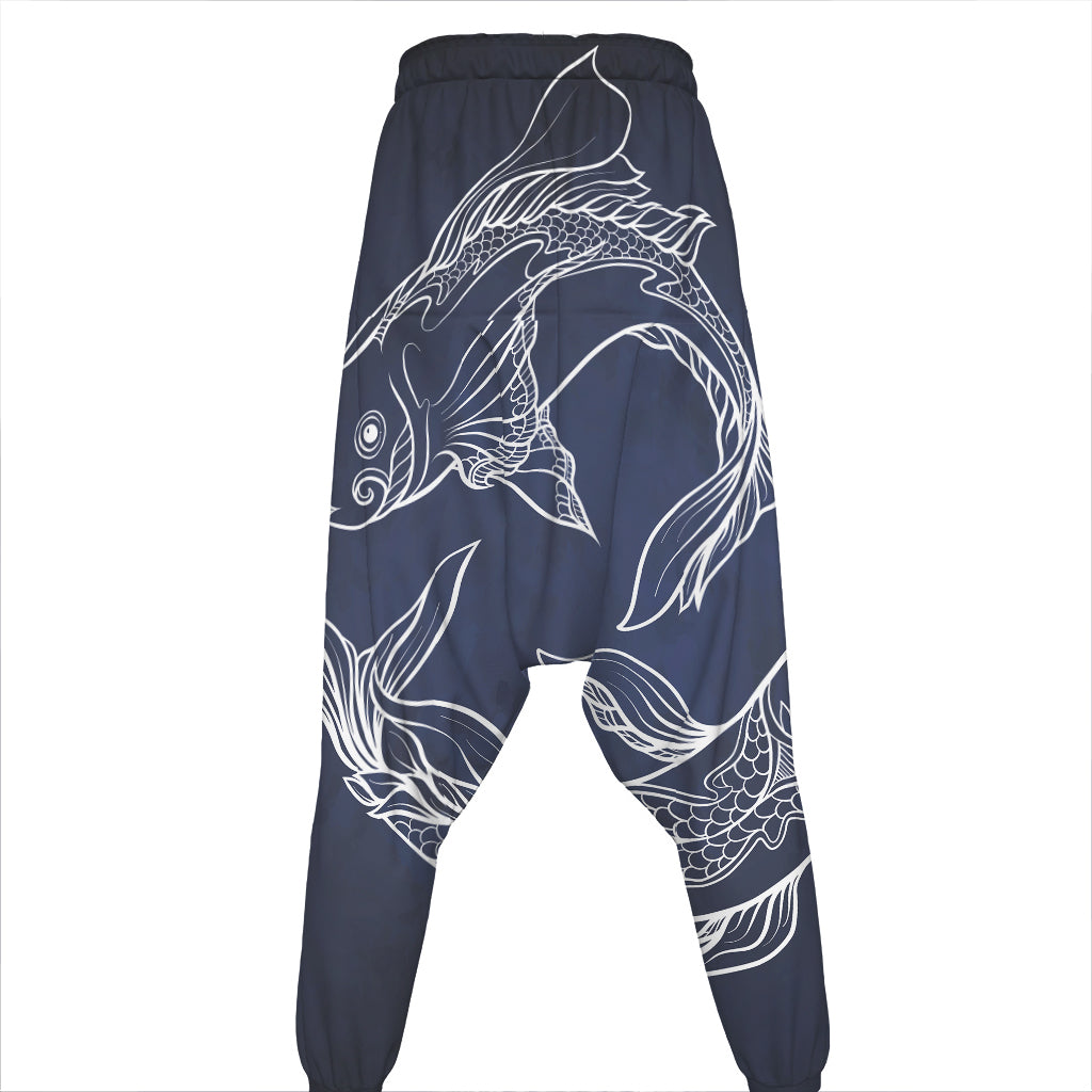 Astrology Pisces Sign Print Hammer Pants