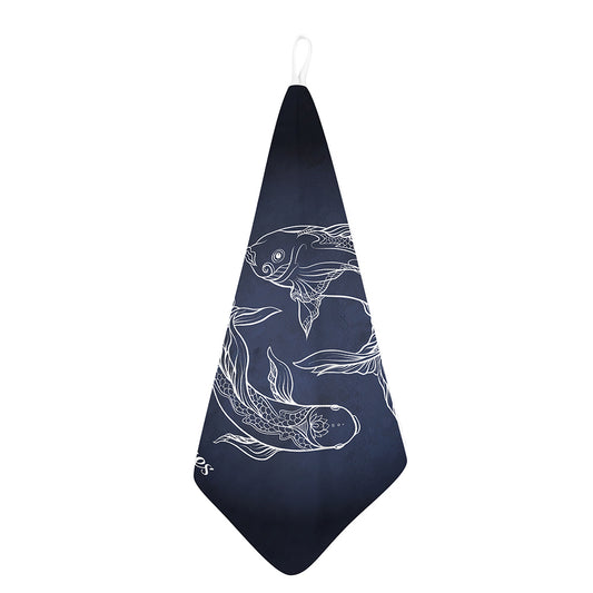 Astrology Pisces Sign Print Hand Towel