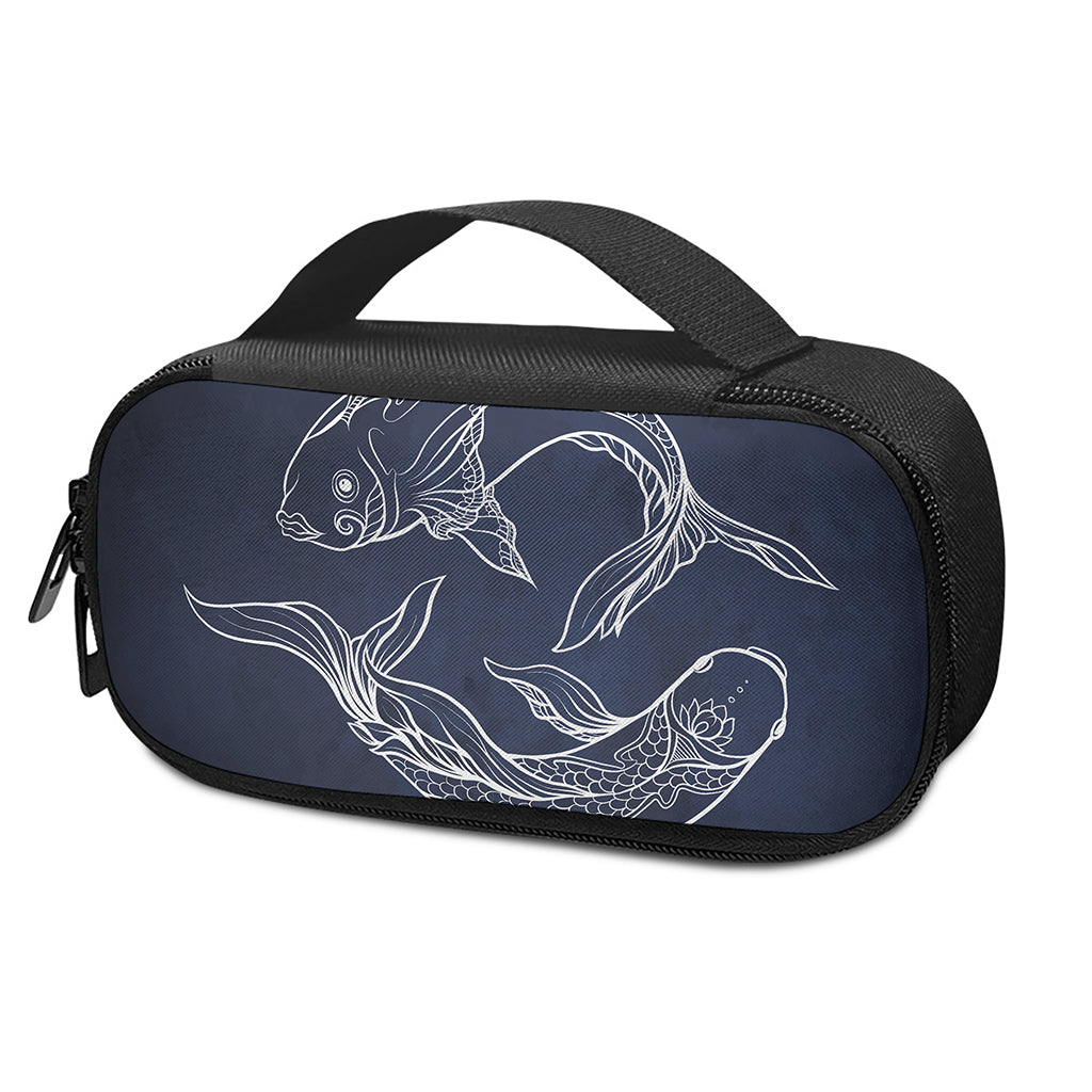 Astrology Pisces Sign Print Insulin Cooler Travel Case